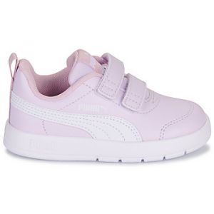 Puma Baskets basses enfant Courtflex V3 Inf Rose - Taille 19,20,21,22,23,24,25,26,27