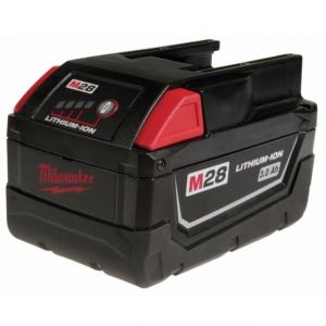 Image de Milwaukee Batterie M28 Red Lithium 5.0 Ah 28V Li-ion-4932430484 - -