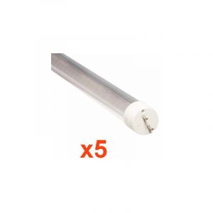 Image de Silamp Tube Néon LED 150cm T8 24W (Pack de 5) - Blanc Froid 6000K - 8000K