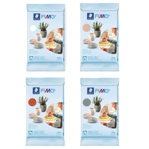 Staedtler 4 pâtes polymères Fimo Air 250 g