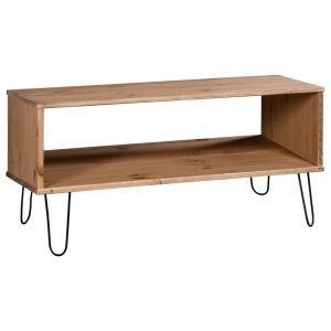 Image de VidaXL Table basse New York Range Bois clair Bois de pin massif