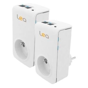 Lea 491970 - Pack Duo Adaptateur CPL NetSocket 200+ Nano