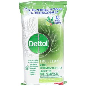 Dettol Lingettes nettoyantes HC, étui de 48 lingettes