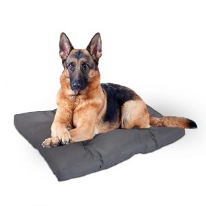 Relaxdays Coussin utile pour Un Petit, Moyen ou Grand Chien, Doux, Lavable, L x P : env. 110 x 90 cm, Gris