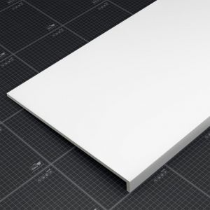 Appui de fen&ecirc;tre PVC l. 40 cm x &eacute;p. 9 mm - Blanc - 120 cm