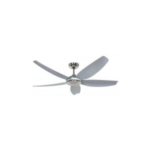 Casafan Ventilateur de Plafond Volare 142cm Chrome Gris - 514283