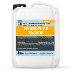 Hydrofuge fa&ccedil;ade incolore, imperm&eacute;abilisant mur ext&eacute;rieur, pierre, enduit, cr&eacute;pi, ciment, b&eacute;ton, Defender - PROCOM