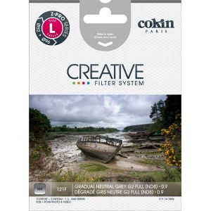 Cokin Filtre Z121F Dégradé Gris G2 Full ND8 (0.9)