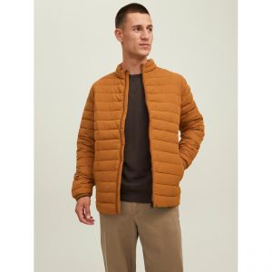 Jack & Jones Doudoune Premium avec manches longues et col montant caramel matelassée