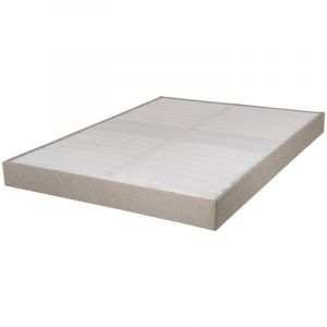 Ebac Sommier Tapissier 160x200 Cm Avec Renfort Lombaire Lin - Dreamo