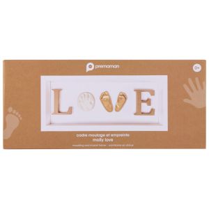 Premaman Cadre love + moulage et empreinte cadre - Blanc