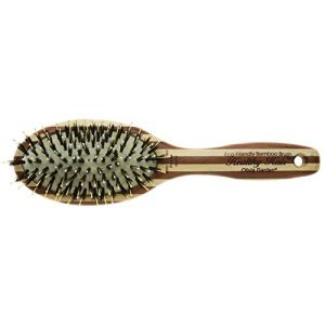 Olivia garden Healthy Hair Brosse Plate Combo en Bambou, Poils 100% Sanglier et Nylon, Medium, P6
