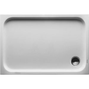 Duravit Receveur de douche rectangulaire D-CODEavec antidérapant blanc 1100x750x85mm
