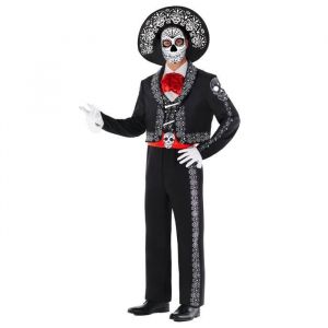 Morph Déguisement Homme Dia de los Muertos Costume Halloween Fête des Morts