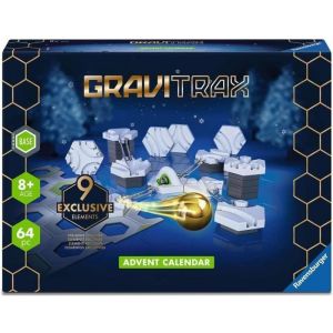 Ravensburger Calendrier de l'avent GraviTrax - 24729-24 Cases Surprises Avant No&euml;l - Jeu de Construction - Circuits de Billes - Enfants 8 Ans et Plus -Version fran&ccedil;aise