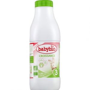 Image de BabyBio Lait croissance fer et vitamines sans arôme ajouté 1 L - de 10 mois à 3 ans