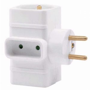 Electraline Multiprise 2 prises 16A + 1 prise 6A - JP OUTILLAGE