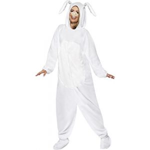 Smiffy's 43388L Déguisement Adulte Lapin, Blanc, Taille L