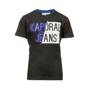 Kaporal Mayo T-Shirt garçon, Noir, 14 ans