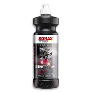 Sonax PROFILINE Ultimate cut (1000 ml) produit lustrant extrêment abrasif pour les tâches de polissage difficiles avec un essuyage facil | Réf: 02393000