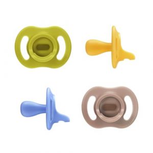 Tommee tippee Tétine Ultra-légère Toujours en Place, 6-18 mois, lot de 4, conception monobloc en silicone