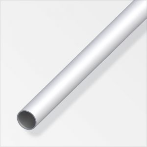 Tube rond 10x1 alu argent 2m