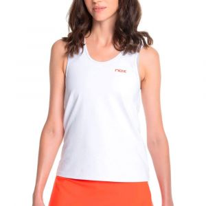 Nox T-shirt pádel de team fit white femme