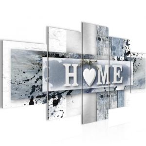 Runa art Tableau Décoration Murale Bilder Home 100x50 cm - 5 Panneaux Deco Toile Prêt à Accrocher 504552c
