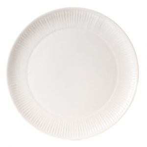 Amadeus Lot de 6 assiettes plate 27,5 cm blanc en faïence