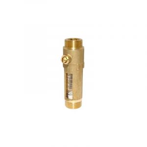 Oventrop Velta - Débitmètre dfm mâle/mâle en 26x34 ou 1', 5 à 42 L/min.