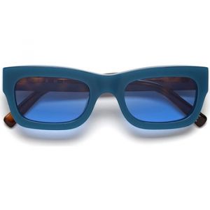 MARNI Unisex Kawasan Falls Blue Havana JB0 Lunettes de soleil Acétate Bleu Bleu Carré Normale