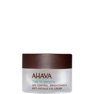 Ahava Time to Smooth Crème Contour des Yeux Anti-Âge Anti-Fatigue et Éclat 15 ml