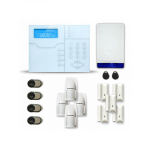 Image de Tike S&eacute;curit&eacute; Alarme maison sans fil SHB34 GSM/IP avec option GSM incluse