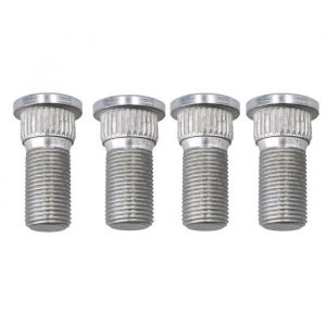 Paquet de 4 goujons de roue de remorque M10 pour filetage de moyeu de suspension M10x1,25