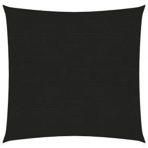 Voile toile d'ombrage parasol 160 g/m² PEHD 2,5 x 2,5 m noir 02_0009181