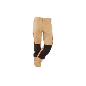 Rica Lewis Pantalon de travail norm&eacute; coupe droite MOBILON - BEIGE, 38 - beige
