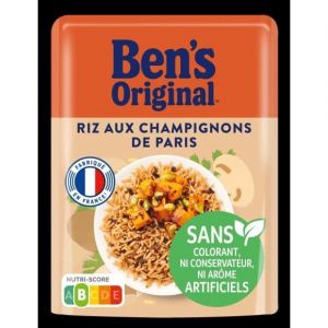 Uncle Ben's Riz Micro-ondes Express Aux Champignons De Paris Ben's Original - Le Sachet De 250g