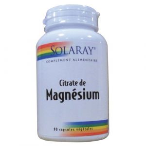 Image de Solaray Citrate de Magnésium 133,33mg 90 capsules végétales