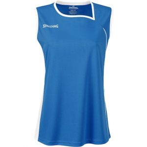 Image de Spalding Spalding 4herii Débardeur Femme Cyan/Blanc FR : S (Taille Fabricant : S)