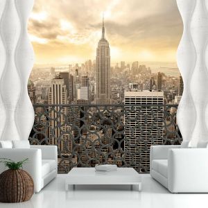 Image de Artgeist Papier peint - Light of New York 100x70