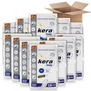 Image de K&eacute;ra Inkontinenzeinlagen f&uuml;r Damen extra saugstarke Hygieneeinlagen f&uuml;r die Nacht