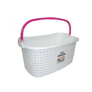 AC-Déco Panier - Paglia - Couleur aléatoire - L 60 x l 40 x H 27 cm