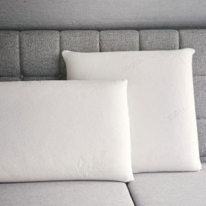 Oreiller Memo Vegetal - 60x60 cm - Oreiller mémoire de forme - Confort ferme - Carré - Dreamway