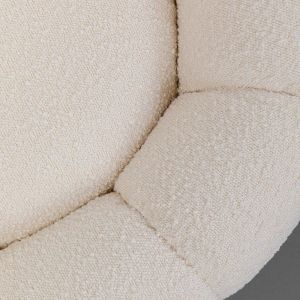 Kare Design Fauteuil pivotant Peppo Bloom blanc