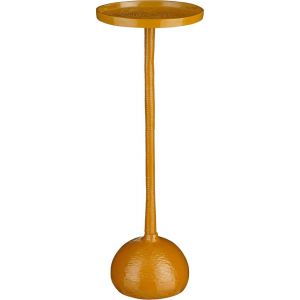 Mica Decorations Table d'appoint Colin - H68 x &Oslash;24 cm - Aluminium recycl&eacute; - 100% FSC - Marron