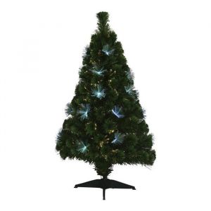 Los Angeles - Sapin de Noël lumineux 45 LED 125 branches 120 cm blanc