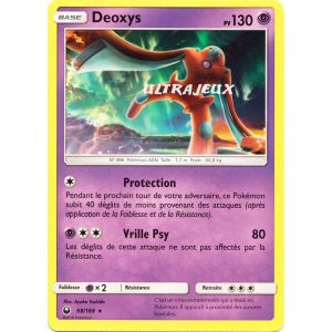 Image de Asmod&eacute;e Pok&eacute;mon - 68/168 - Deoxys - Sl7 - Soleil Et Lune - Temp&ecirc;te C&eacute;leste - Rare