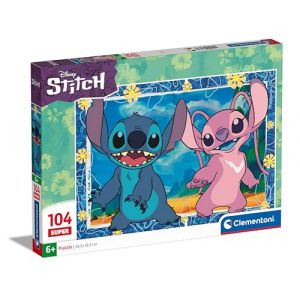 Image de Clementoni DISNEY STITCH SUPERCOLOR STITCH-104 PIÈCES ENFANTS 6 ANS,