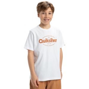 Quiksilver Ev Shape All Days - T-shirt à manches courtes pour Garçon 8-16 Blanc - Taille 12