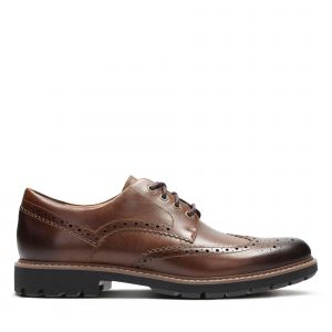 Image de Clarks Batcombe Wing, Derbys Homme, Marron (Dark Tan Lea-), 46 EU